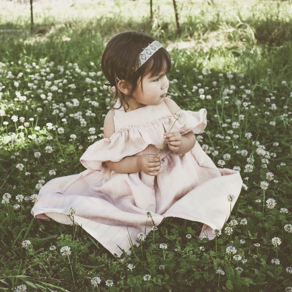 Flower girl dress, family Photo shoot dress,  boho